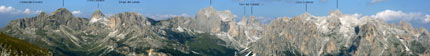 Panoramica sul Catinaccio