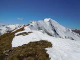 Via Normale Pizzo Meriggio - Sulla cresta NE