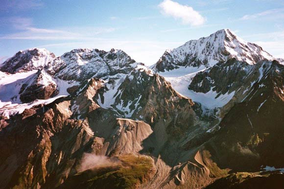 Cime dei Forni - Panorama verso NE. Ortles, Monte Zebr e Gran Zebr