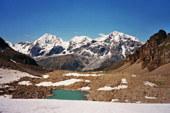 Croda di Cengles - Angelo Piccolo - Sul ghiacciaio