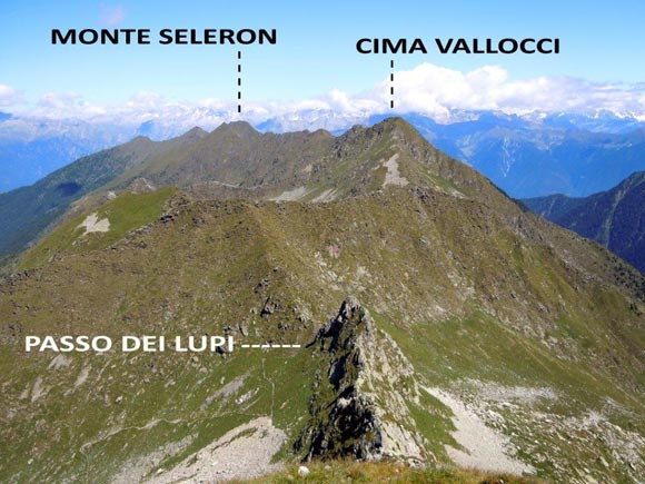 Monte Cadelle - Panorama di vetta verso N