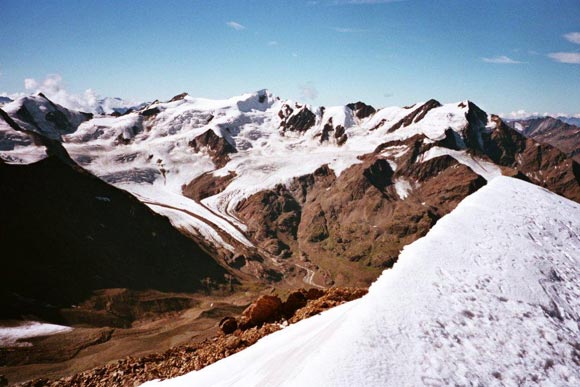 Monte Pasquale - Panorama verso il Ghiacciaio dei Forni