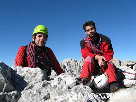 Sass Ortiga - Roberto e Marco in cima