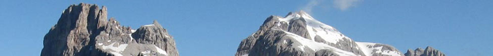 Montagna - vie normali cime montagne, alpinismo e scalate in montagna