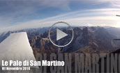 Video montagna In volo sulle Pale di San Martino con un piccolo aereo da turismo