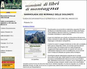 Recensione Vie Normali Marmolada su Alpinia.net