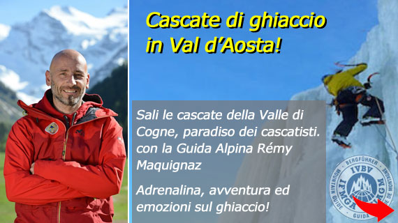 Cascate di ghiaccio Valle d'Aosta