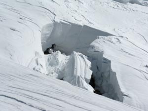 Frattura di distacco di lastrone di neve