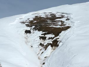Valanga a lastroni di fondo