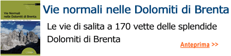 Libro Vie normali nelle Dolomiti di Brenta