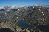 Via Normale Pizzo Recastello - Il lago aritificiale del Barbellino visto dalla cima del Recastello