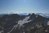 Via Normale Pizzo Recastello - Panorama sul Monte Gleno e la Vedretta del Trobe