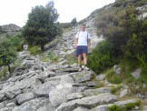 Via Normale Monte Capanne - Il sentiero poco sotto la Cima