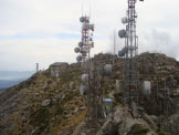 Via Normale Monte Capanne - La Stazione della Funivia sulla vetta.