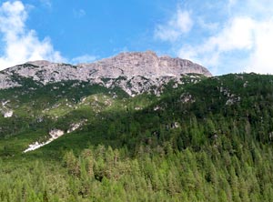 Via Normale Rautkofel - Teston di Monte Rudo