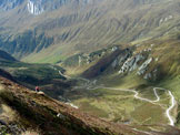 Via Normale Triangolo di Riva (Dreieck) - La strada per il Passo Gola