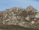 Via Normale Corna di Savallo - Vista da valle