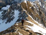 Via Normale Monte Cavallo - Lungo la cresta verso la cima