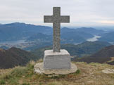 Via Normale Monte Gradiccioli - La nuova croce di vetta.