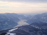 Via Normale Monte Ferraro - Panoramica sul Lago di Lugano dal Freschelle.