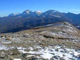 Via Normale Monte di Mezzo di Campotosto - Salendo sul Monte di Mezzo di Campotosto, vista del Gruppo del Gran Sasso