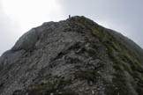 Via Normale Monte Frerone - La cresta finale