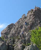 Via Normale Bric Agnellino - Ferrata degli Artisti - Tratto di ferrata