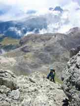 Via Normale Piz da Lech de Bo - Via Ferrata - Passi di salita