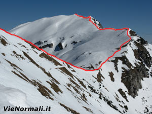 Via Normale Monte Baldo - Coal Santo