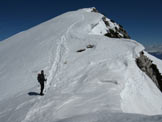 Via Normale Monte Baldo - Coal Santo - Lungo la cresta del Coal Santo