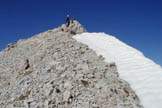 Via Normale Monte Cavallo (Piz Ciaval) - Sulla piccola cima