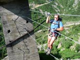 Via Normale Monte Tovo - Ferrata Staich - Primo pont des singes