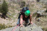 Via Normale Rocca di Argimonia - Sul terzo tiro