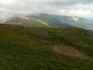 Via Normale Colle Piaggia Calda