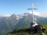 Via Normale Pizzo del Vescovo - Vetta con CimaCadelle sullo sfondo
