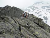 Via Normale Piz de Val Rossa - Tratto di cresta