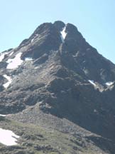 Via Normale Monte Gaviola - Vista frontale salendo