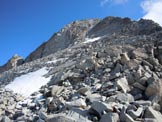 Via Normale Piz Casnil - Il Piz Casnil dal Pass da Casnil Nord