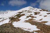 Via Normale Monte Breva (o Piz La Stretta) - L'ultimo tratto della salita