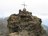 Via Normale Torrione d´Albiolo - Il roccione sommitale della cima