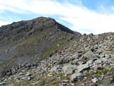 Via Normale Cima di Casaiole - La cresta di salita vista dal passo