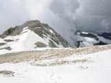 Via Normale Pizzo delle Tre Mogge - La vetta del Pizzo delle Tre Mogge, dallanticima