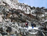 Via Normale Piz Grialetsch - In salita verso la vetta