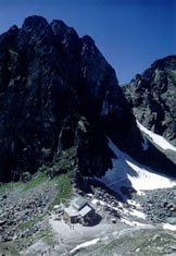 Via Normale Punta Roma - Cresta del Colonnello - Il Rifugio Giacoletti