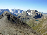 Via Normale Piz Turba - Panorama di vetta verso SSW