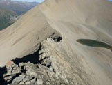 Via Normale Punta Cassana e Pizzo Cassana - Sulla cresta della Punta Cassana