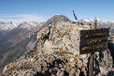 Via Normale Picco della Croce di Monte Scale - In cima