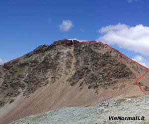 Via Normale Punta Rosa - Rotlspitz