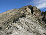 Via Normale Tscheischhorn - La cresta SSE della Cima Centrale