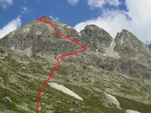 Via Normale Piz Albana